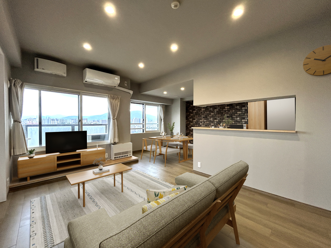 温もりとスタイリッシュさが共存する北欧モダン空間