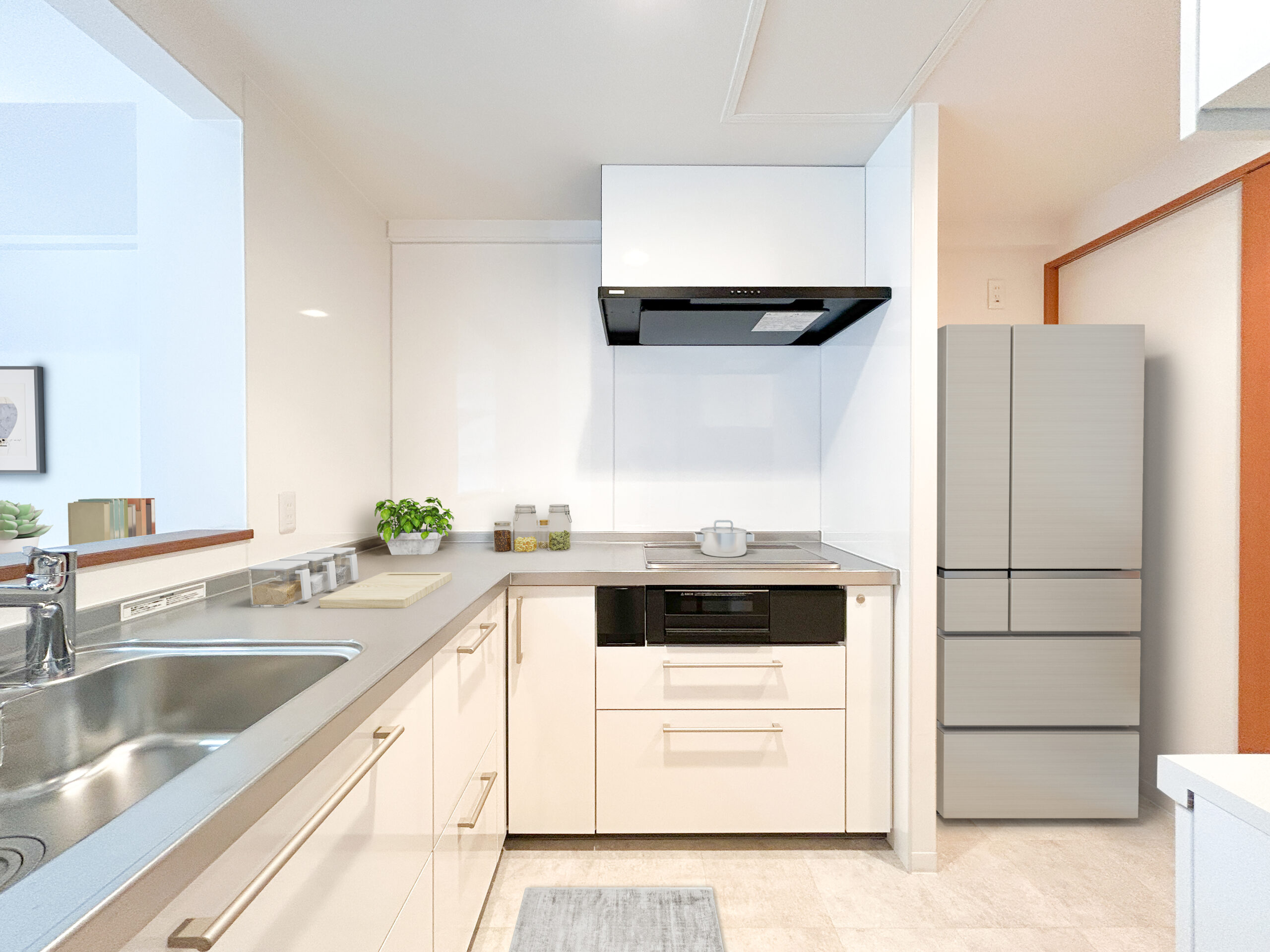 機能性とデザインを両立した、すっきりとした住まい