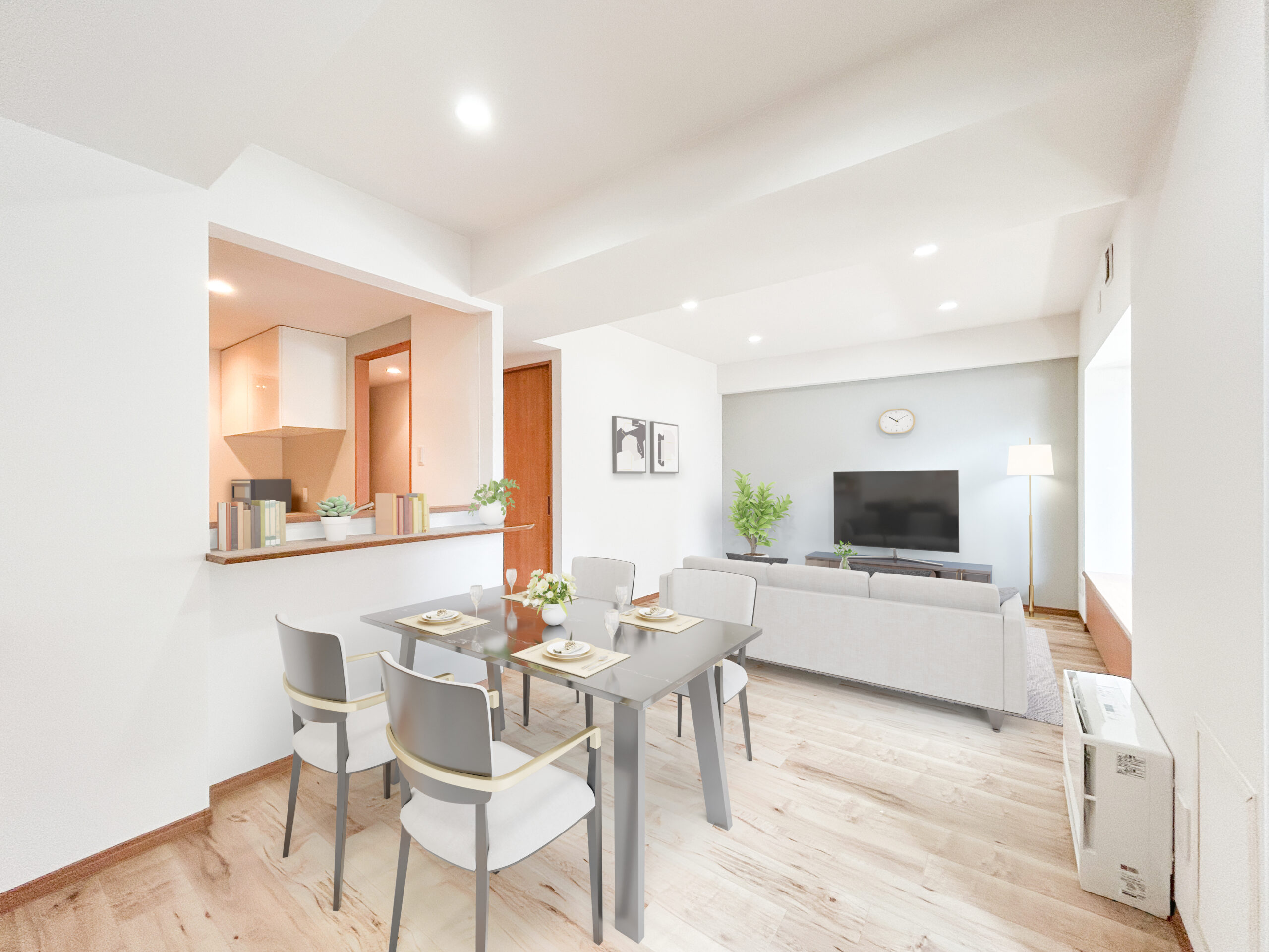 機能性とデザインを両立した、すっきりとした住まい