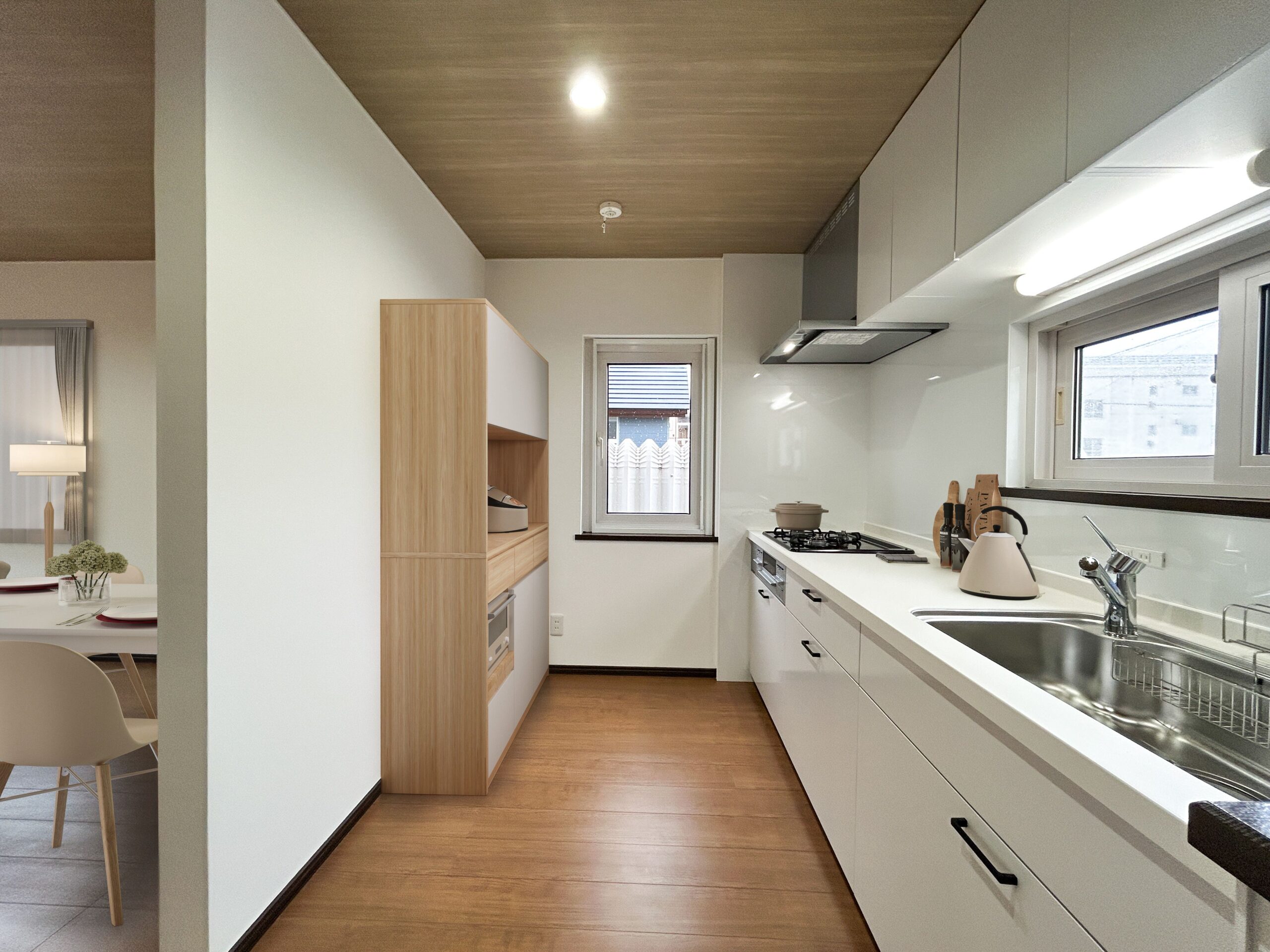 家族の時間が自然と集まる、ナチュラルモダンの家