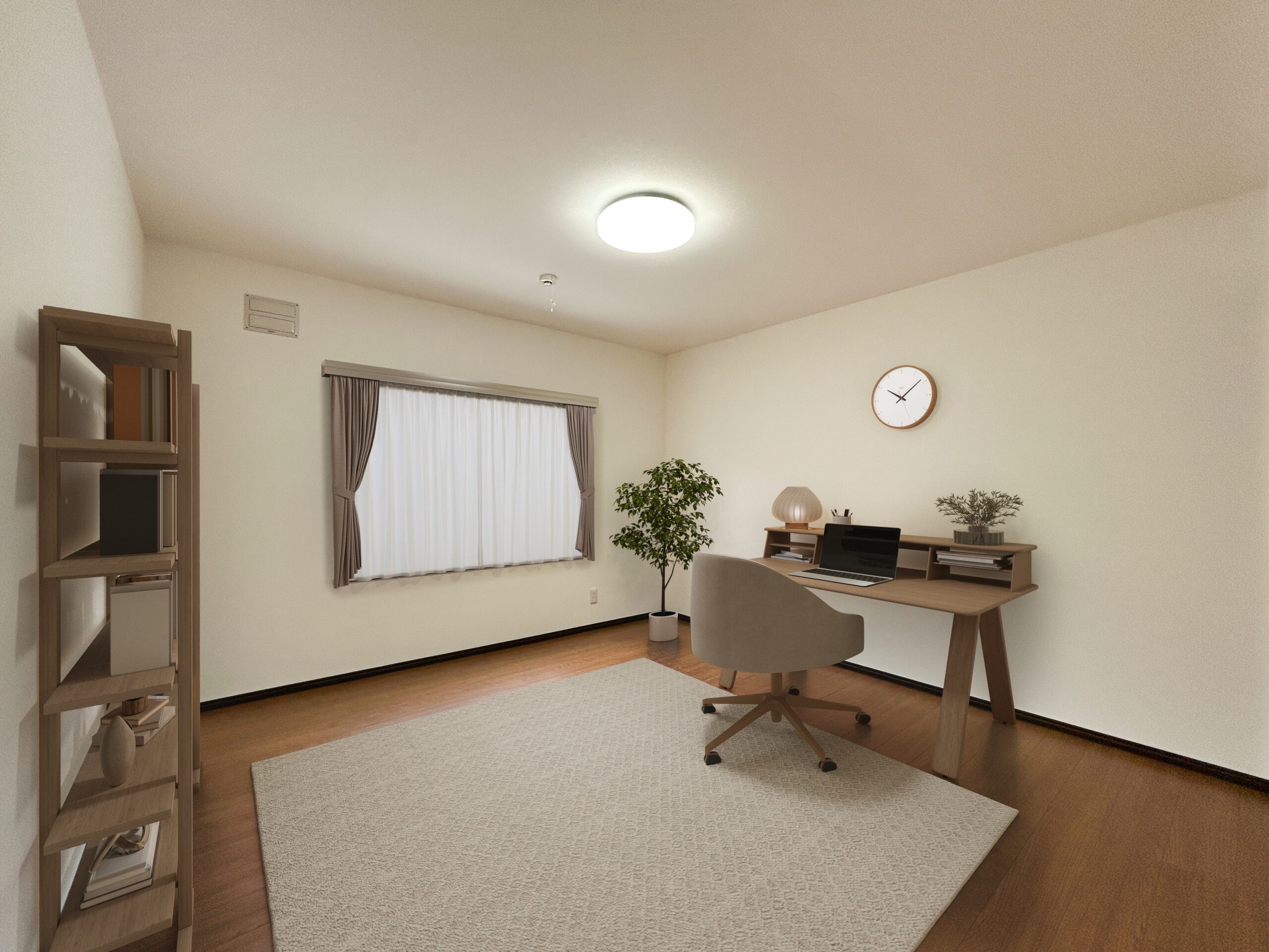 家族の時間が自然と集まる、ナチュラルモダンの家