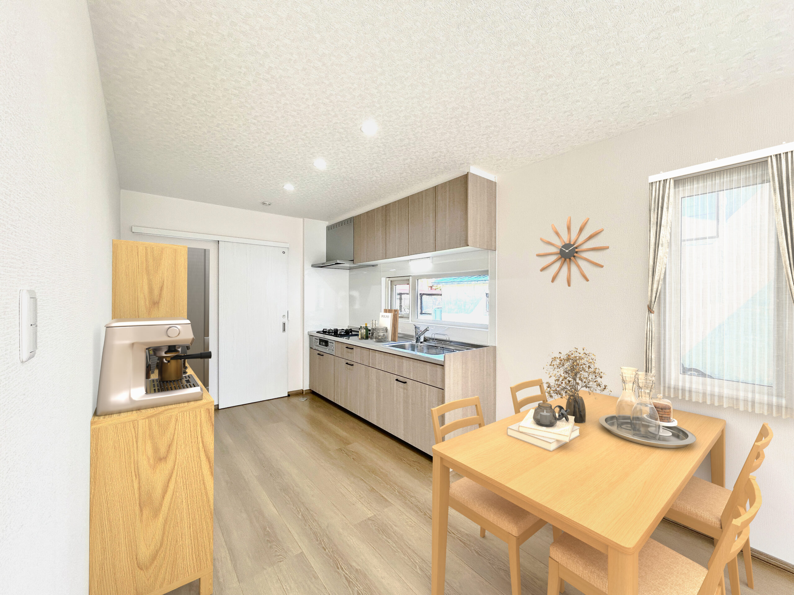 木の質感を活かした、やさしく洗練された暮らし